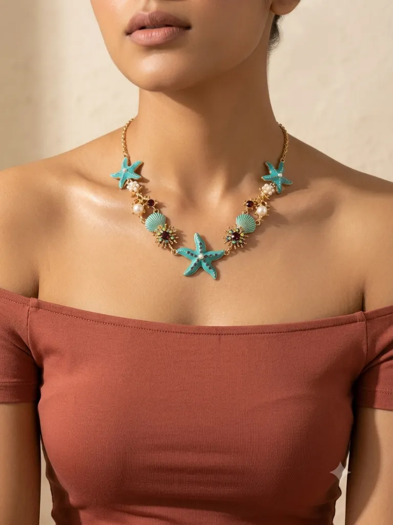 Starfish Charm Necklace(1).webp