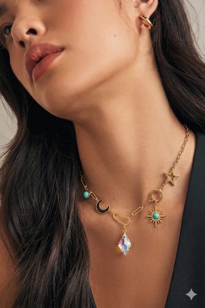 Cosmic Muse Charm Necklace.webp