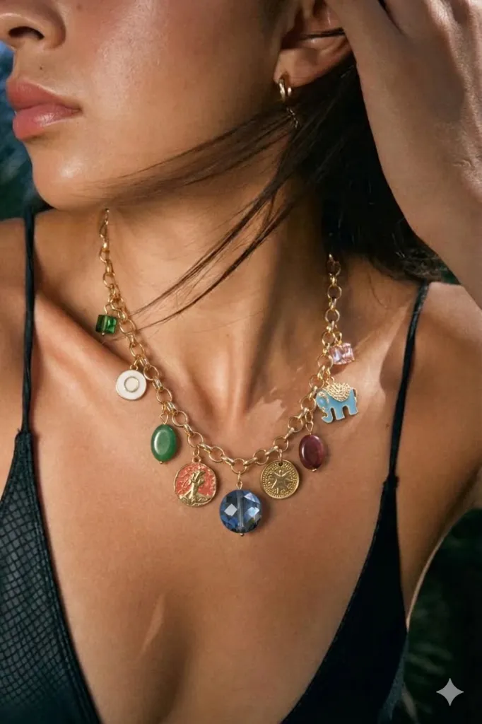 Travel Talisman Charm Necklace.webp