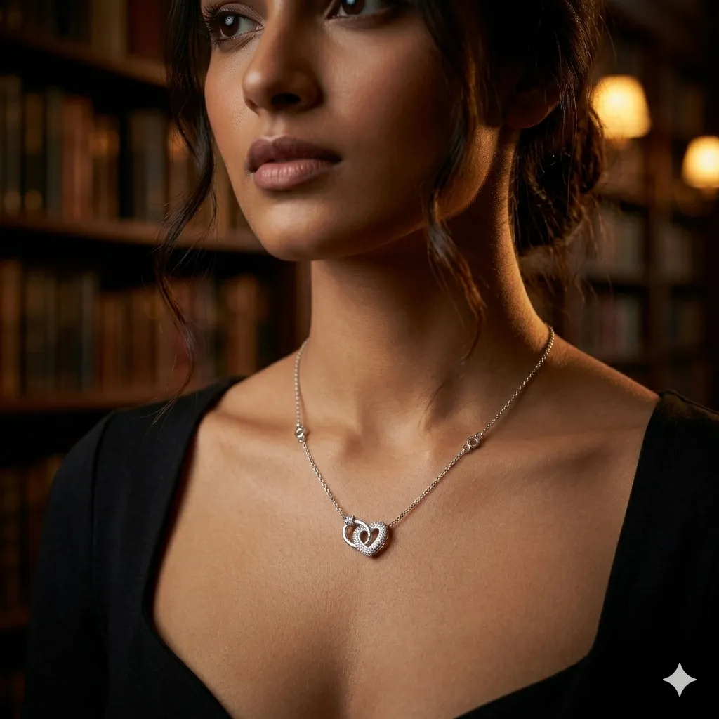 Lovers Silver Dainty Necklace.webp