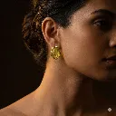 Lime Green Raisin Petal Studs(1).webp