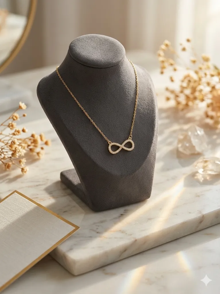 Golden Infinity Pendant Chain.webp