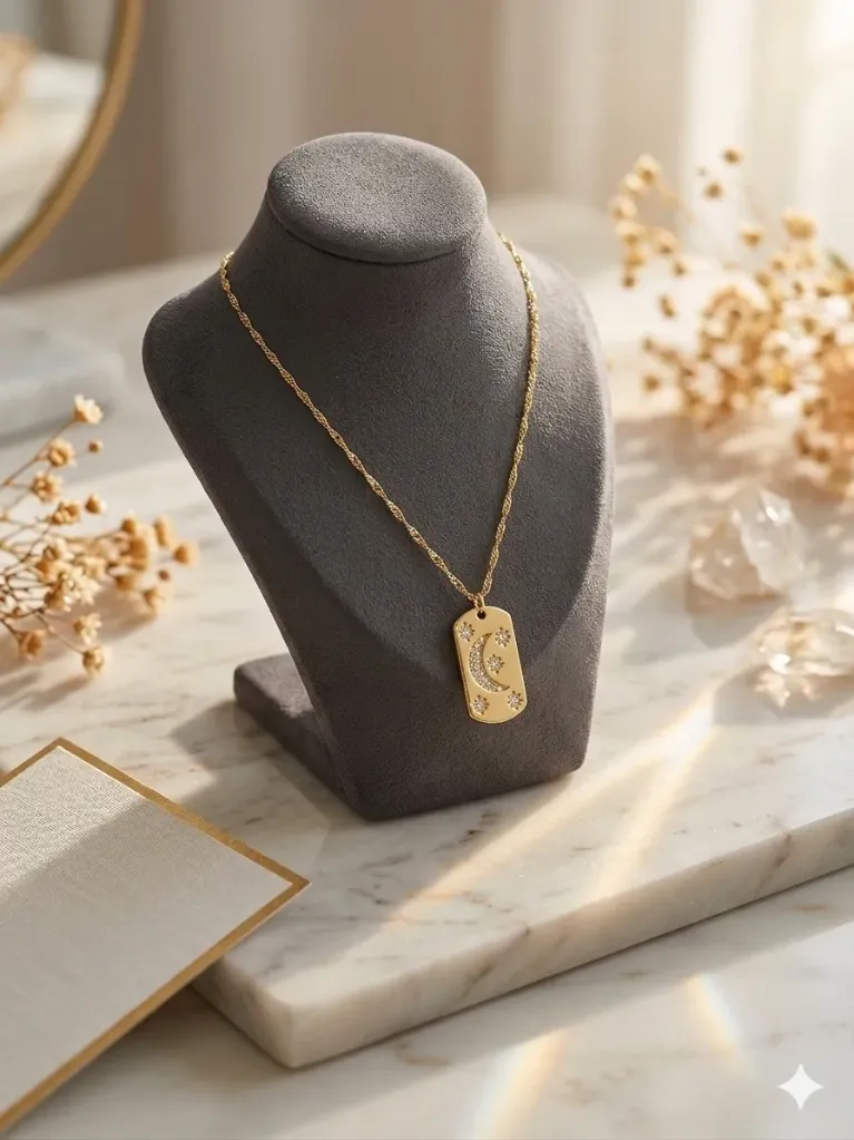 [N051] MoonStar Pendant Chain