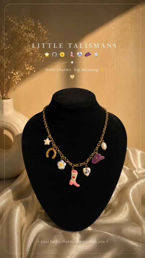 [N082] Shoe Charm Necklace