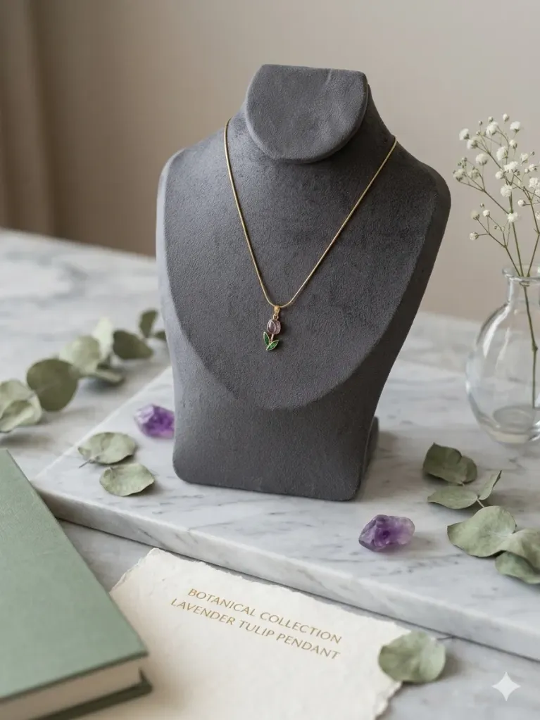 Mystic Tulip Pendant Chain