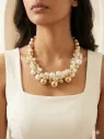 Multi Pearl Chunky Necklace