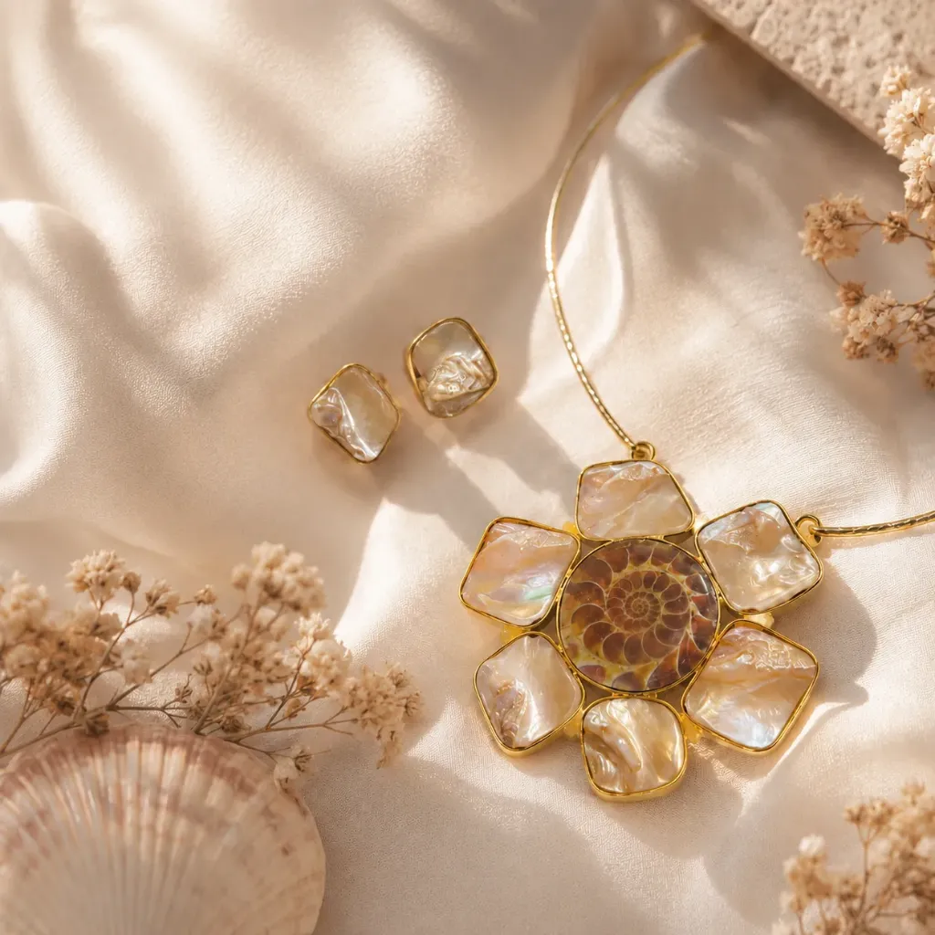 Mother Of Pearl Hasli Set