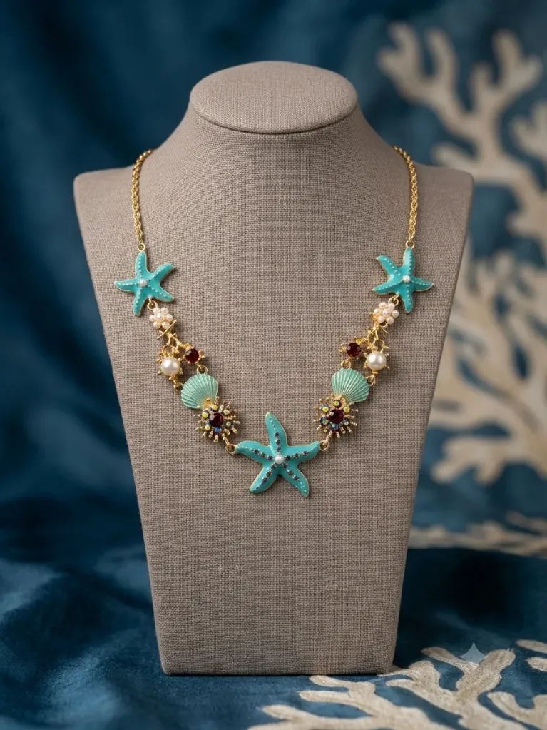 Starfish Charm Necklace