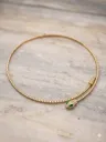 Golden Snake Tennis Necklace
