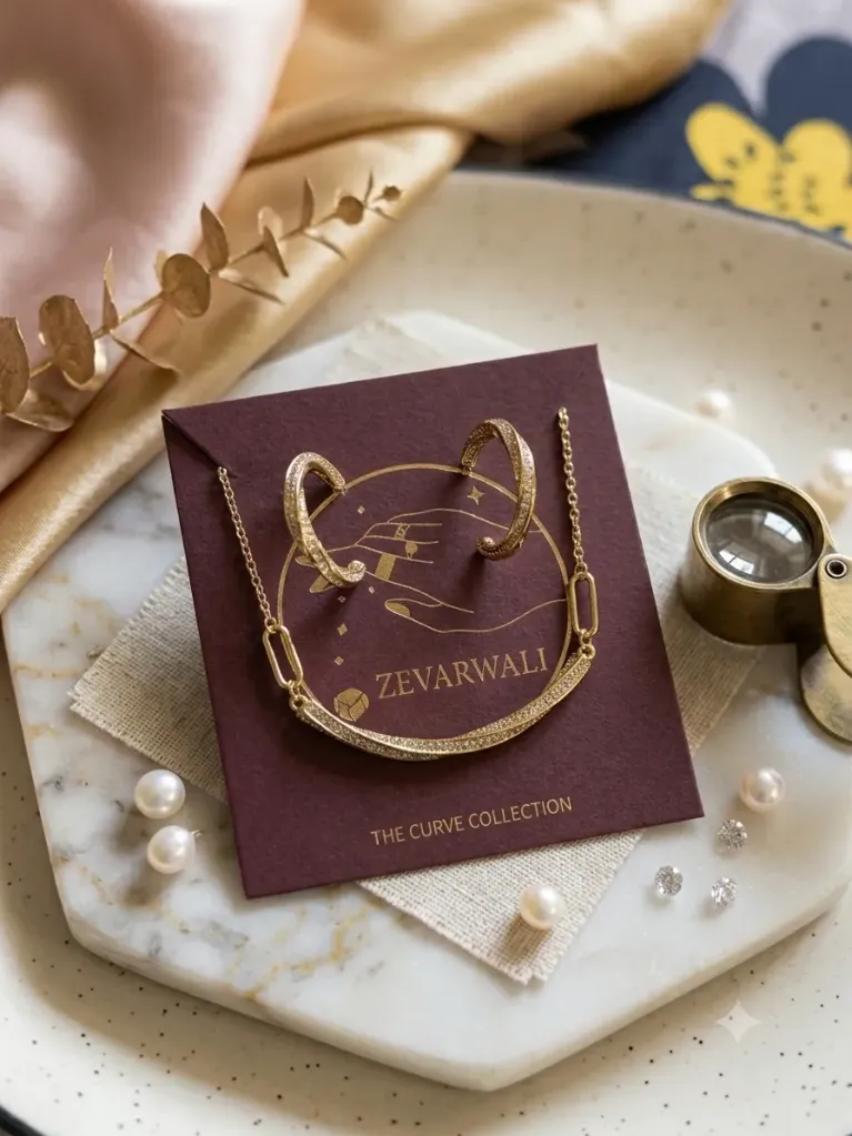 Zircon Stone Curve Set