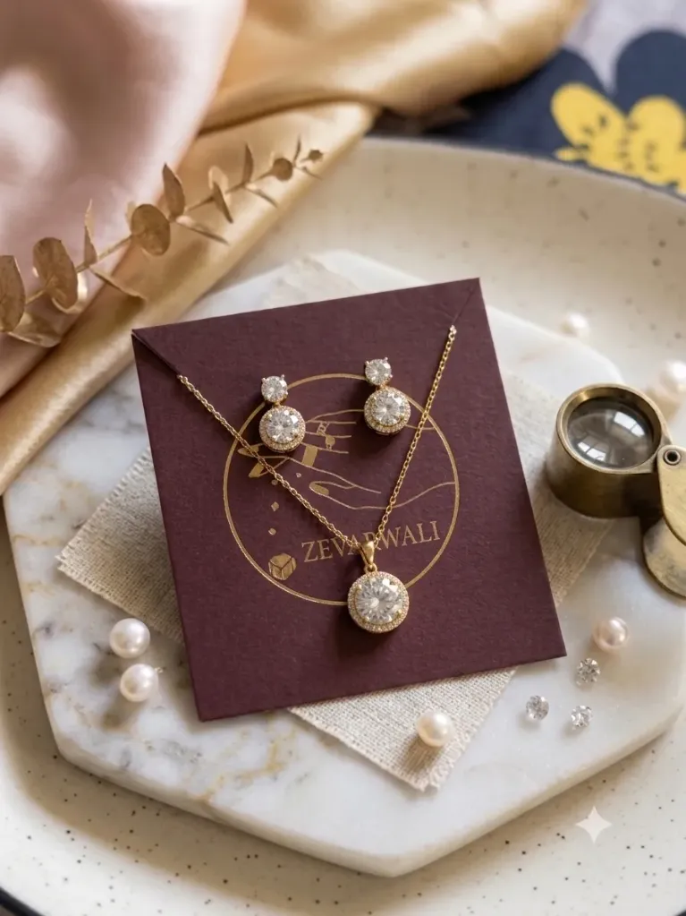 Zircon Stone Queen Set