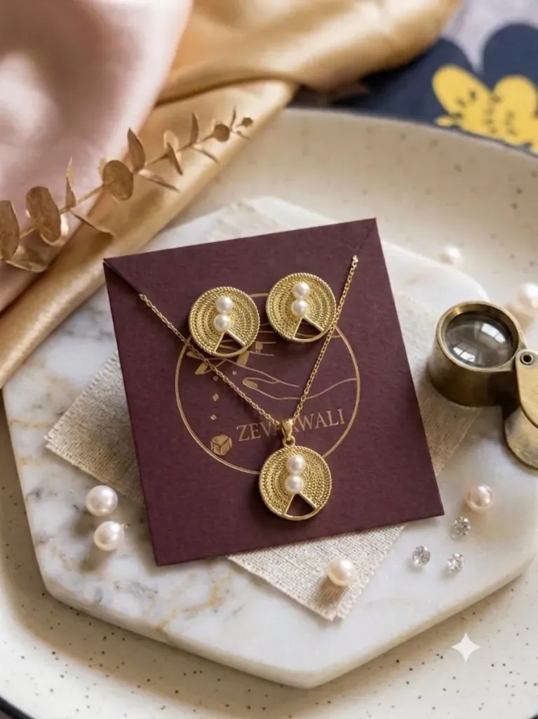 Zircon Stone Fenti Set