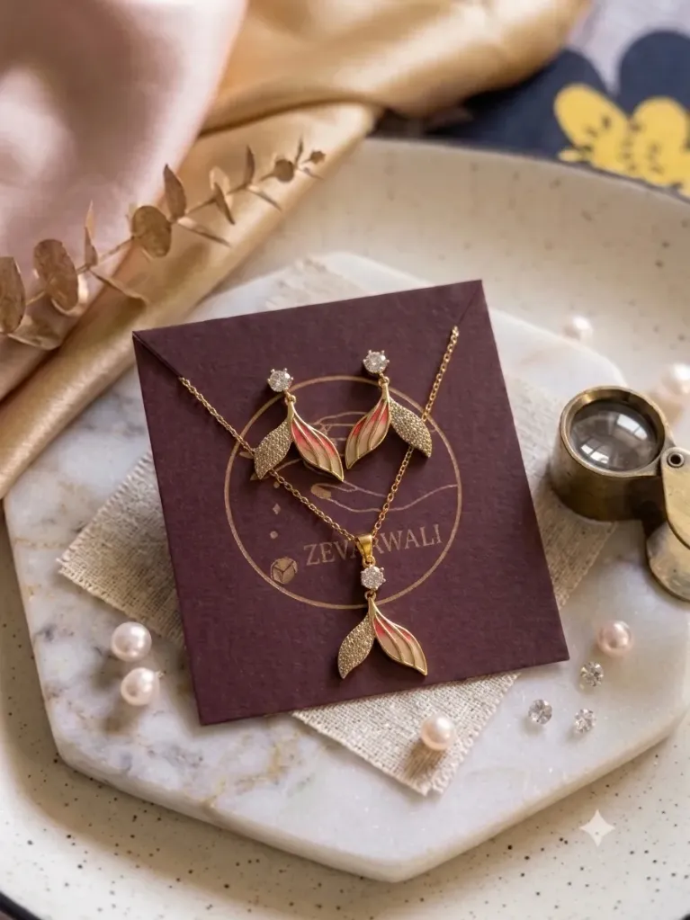 Zircon Stone Mermaid Set