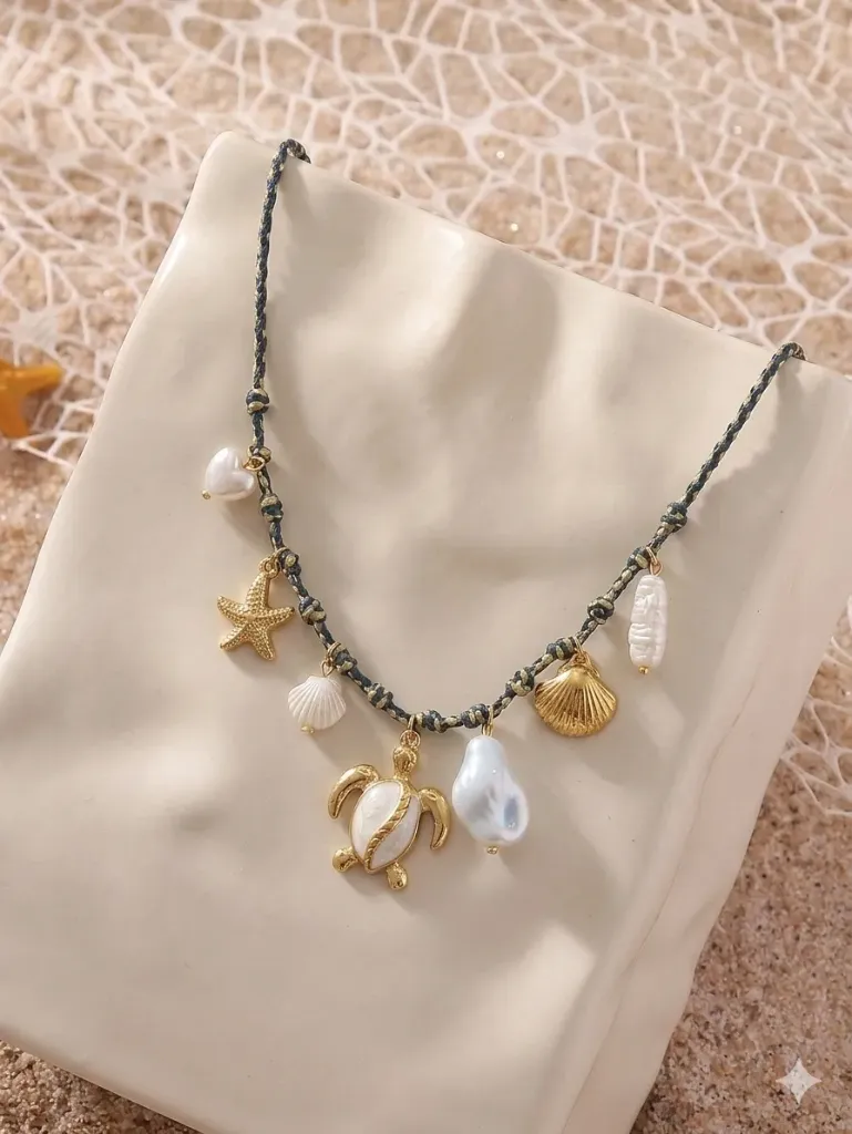 Turtle Charm Charm Necklace