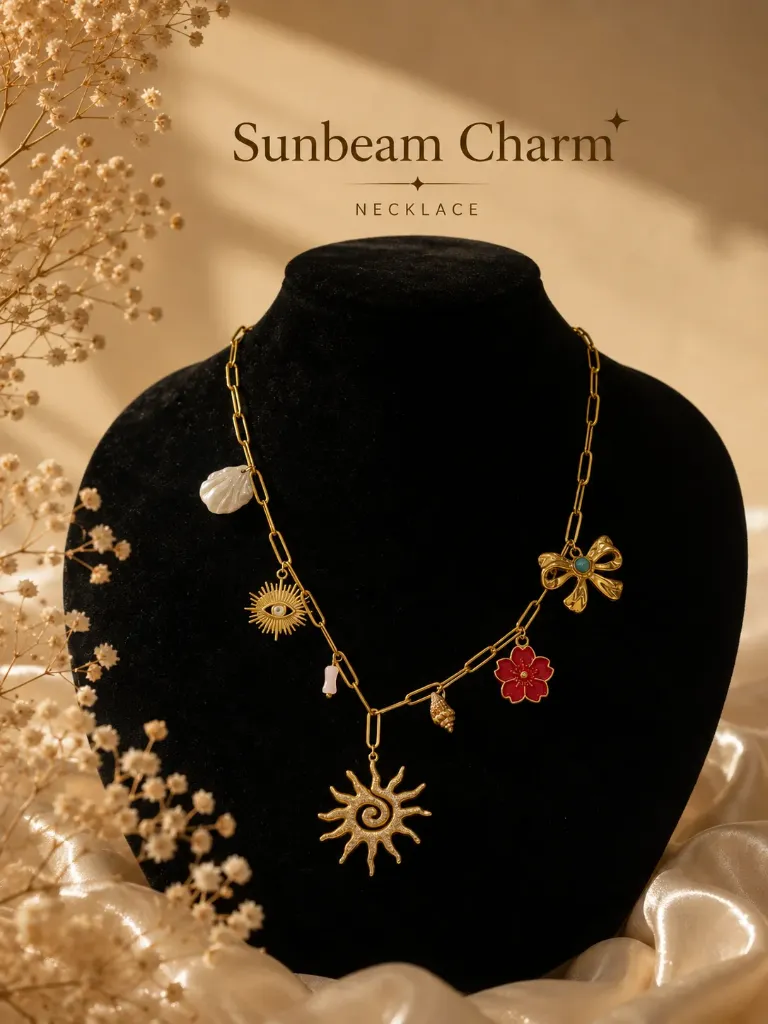 Sunbeam Charm Necklace