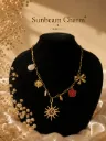 Sunbeam Charm Necklace