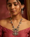 Aabroo Oxidised Set