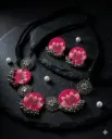 Pink Floral Osidised Set