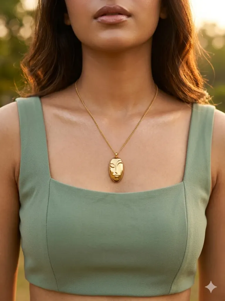 Facecard Pendant Chain