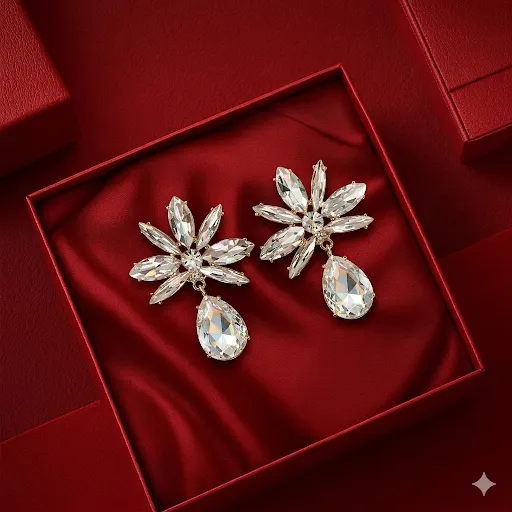 Blingy Flower Drop