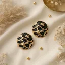 Cheetah Print Studs