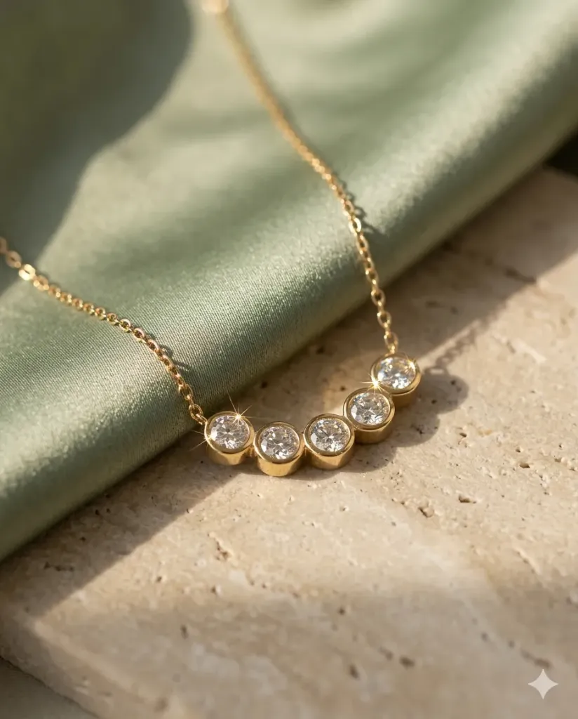 [N044] Radiant Crystal Necklace