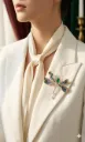 Emerald Dragonfly Brooch