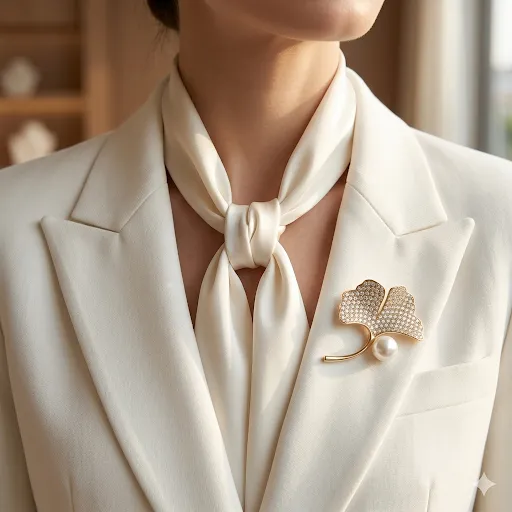 [BR06] Sapphire Brooch